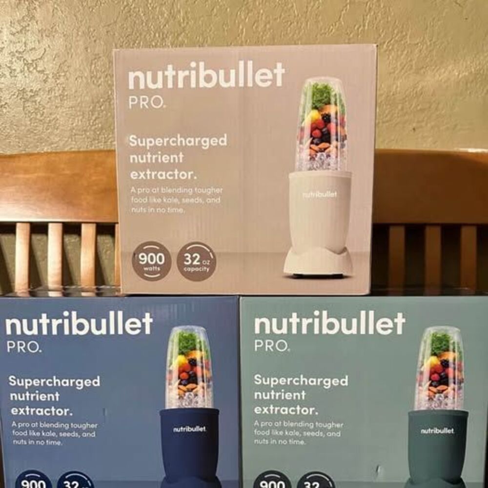 NEW Nutribullet PRO Supercharged Nutrient Extractor Blenders (900W)- Multiples